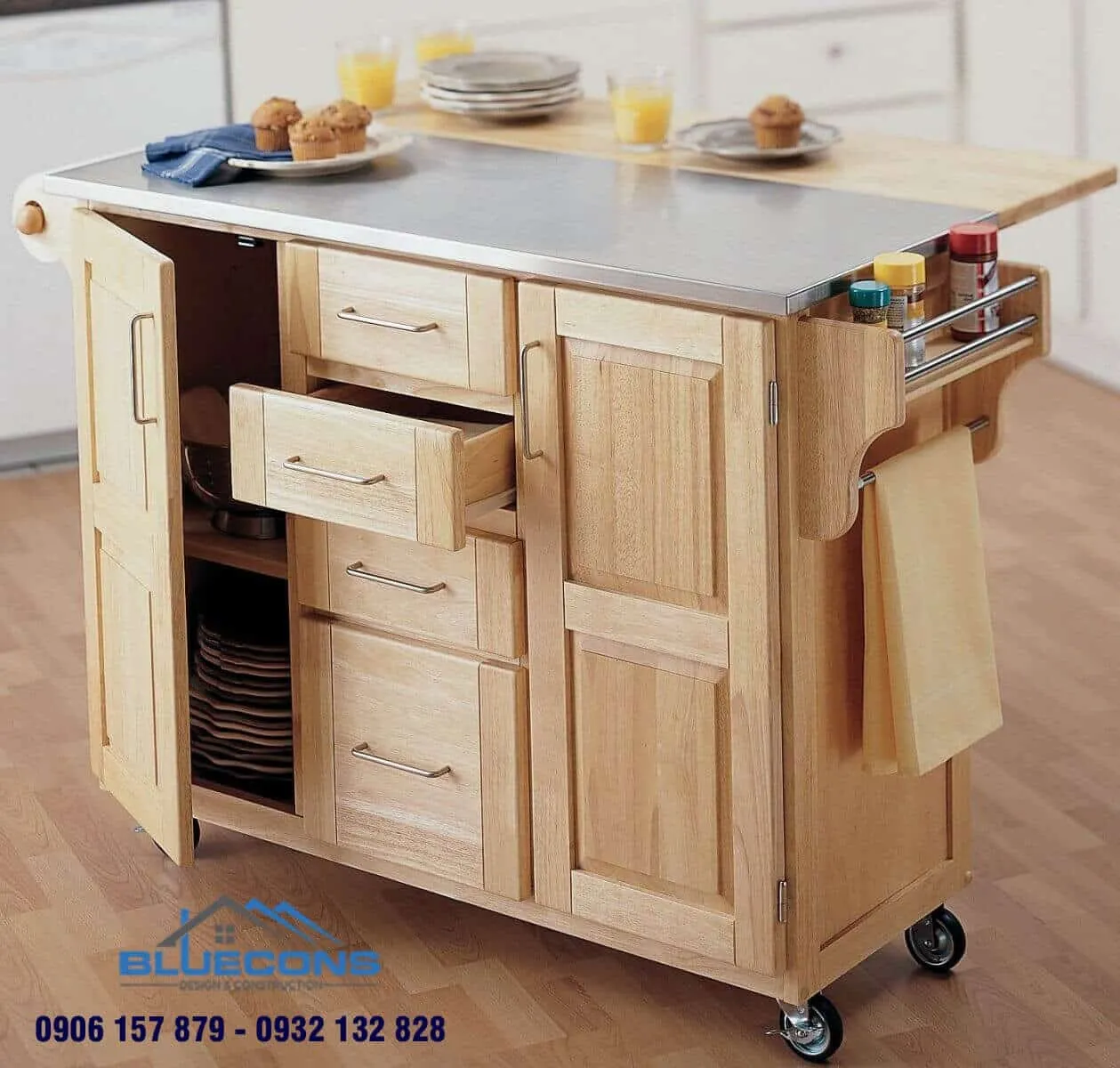 Tủ bếp mini 5 Thiết kế phòng chung cư đẹp