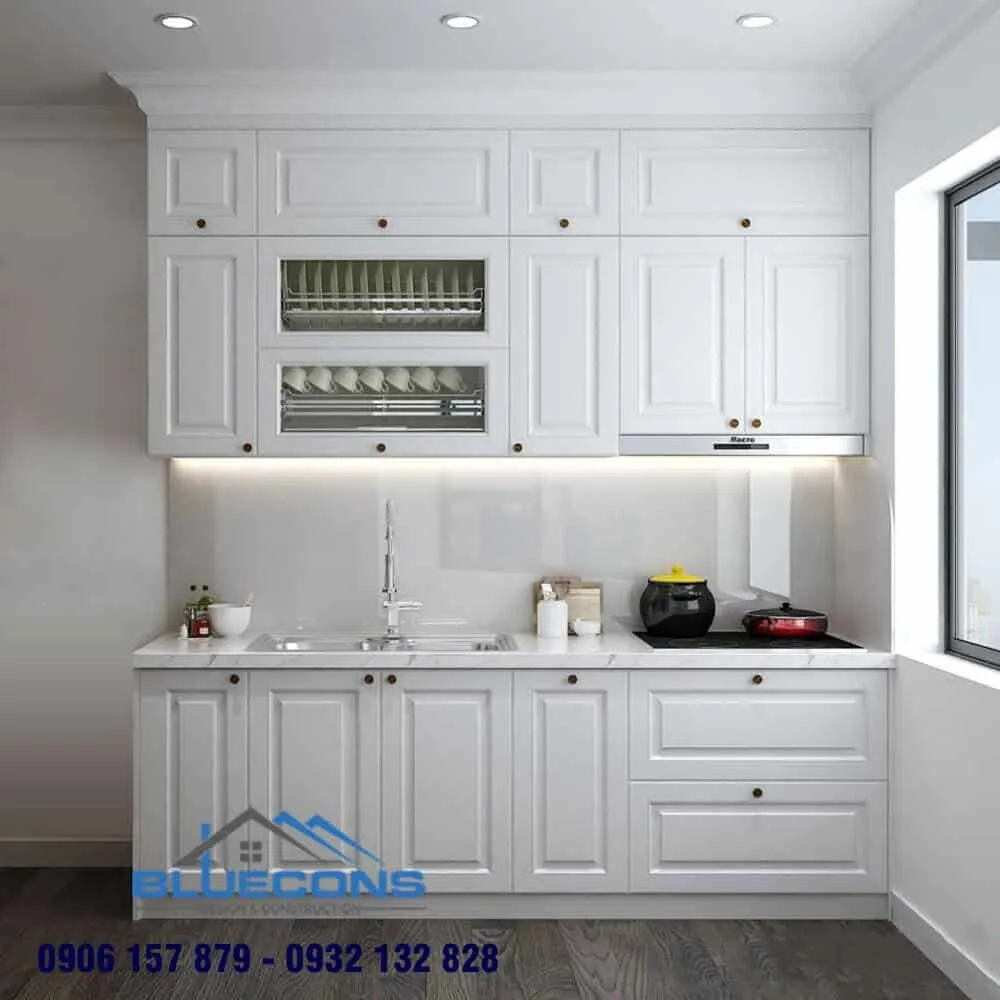Tủ bếp mini 8 Thiết kế phòng chung cư đẹp