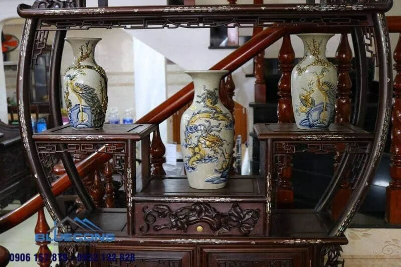 Top 10 mẫu tủ trưng bày gốm sứ đẹp nhất hiện nay 12 Quầy bar văn phòng