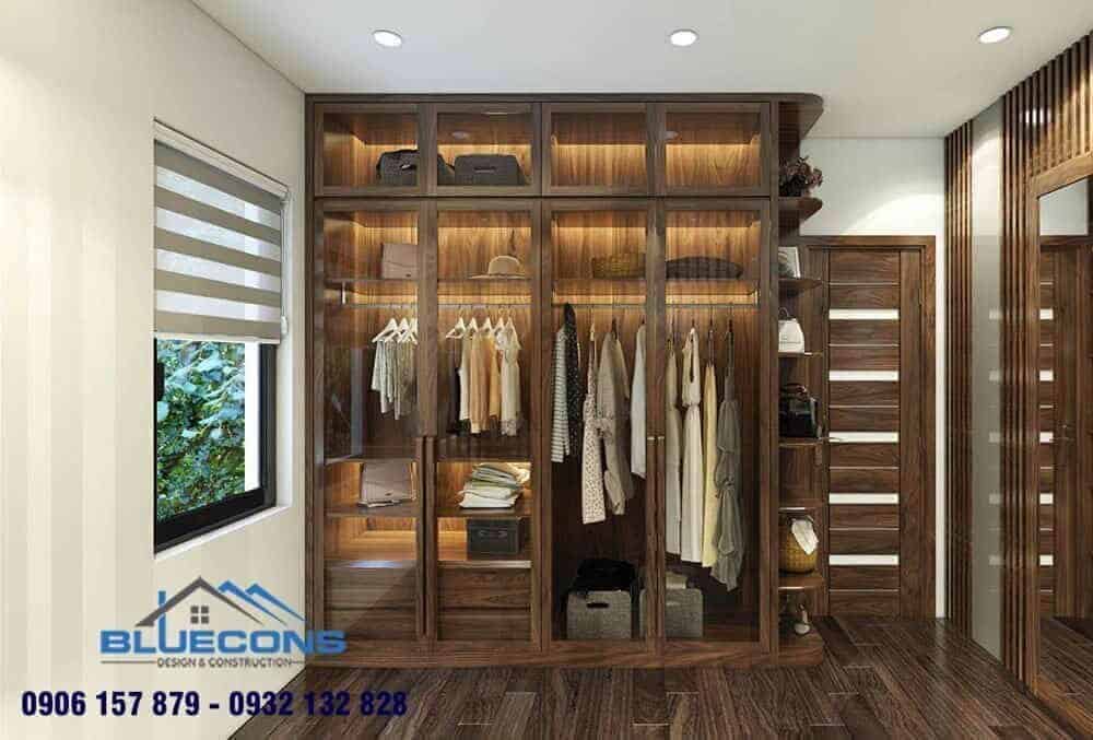 Mẫu tủ quần áo 4 buồng đẹp