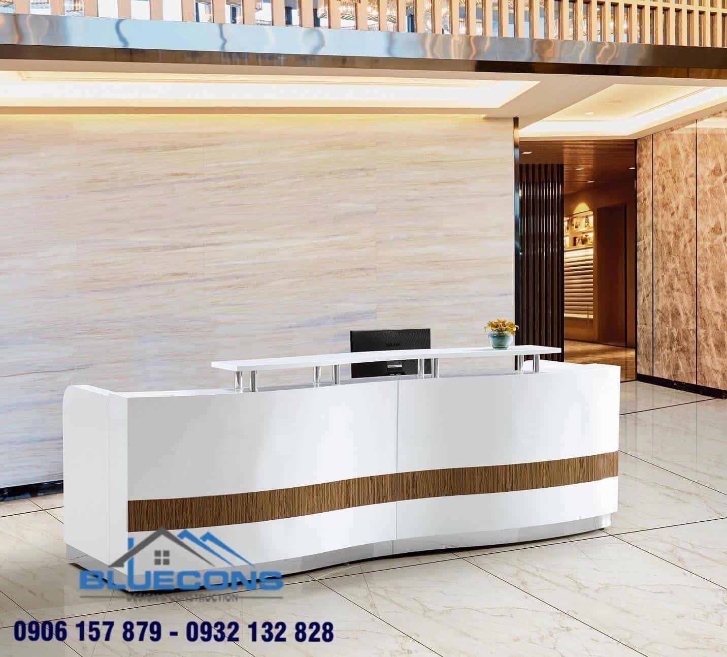 Quầy thu ngân gỗ đẹp giá thành thấp 11 Quầy thu ngân gỗ đẹp giá thành thấp