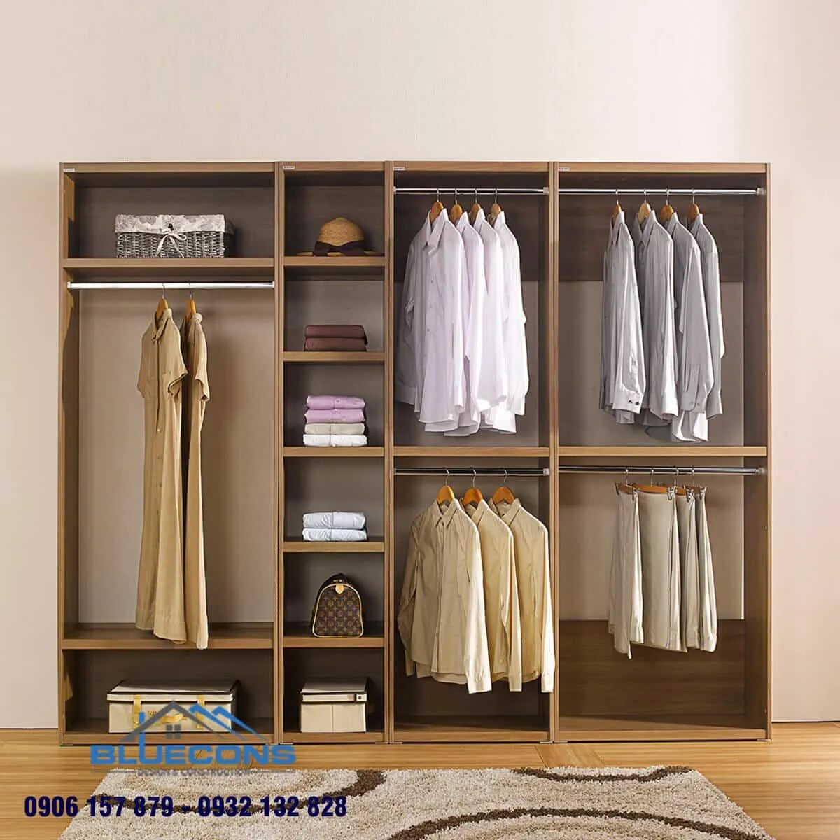 25+ Mẫu tủ quần áo treo tường - lựa chọn tuyệt vời tối đa hóa không gian nhà ở
