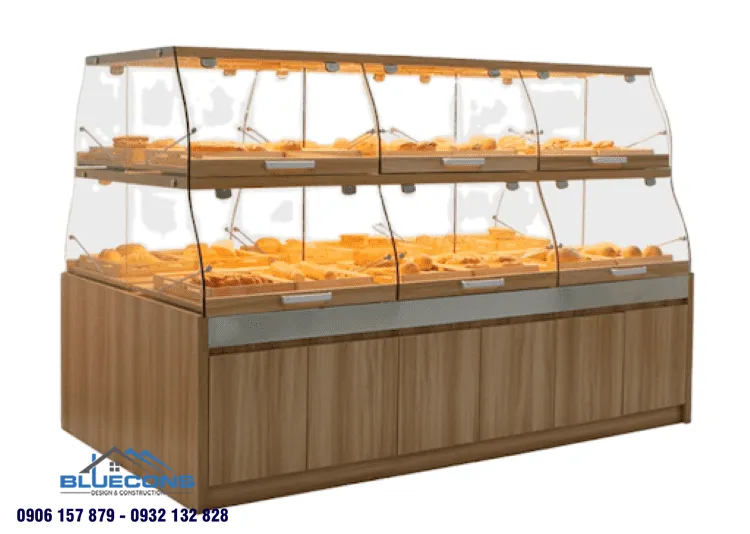 15+ Mẫu tủ trưng bày bánh thịnh hành nhất 2023 2 Tủ trưng bày đồ cổ cho phòng khách ấn tượng