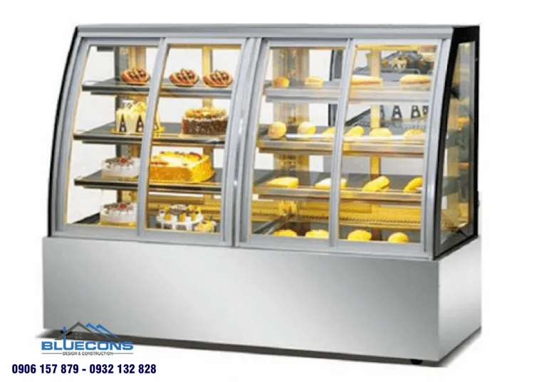 15+ Mẫu tủ trưng bày bánh thịnh hành nhất 2023 4 Tủ trưng bày đồ cổ cho phòng khách ấn tượng