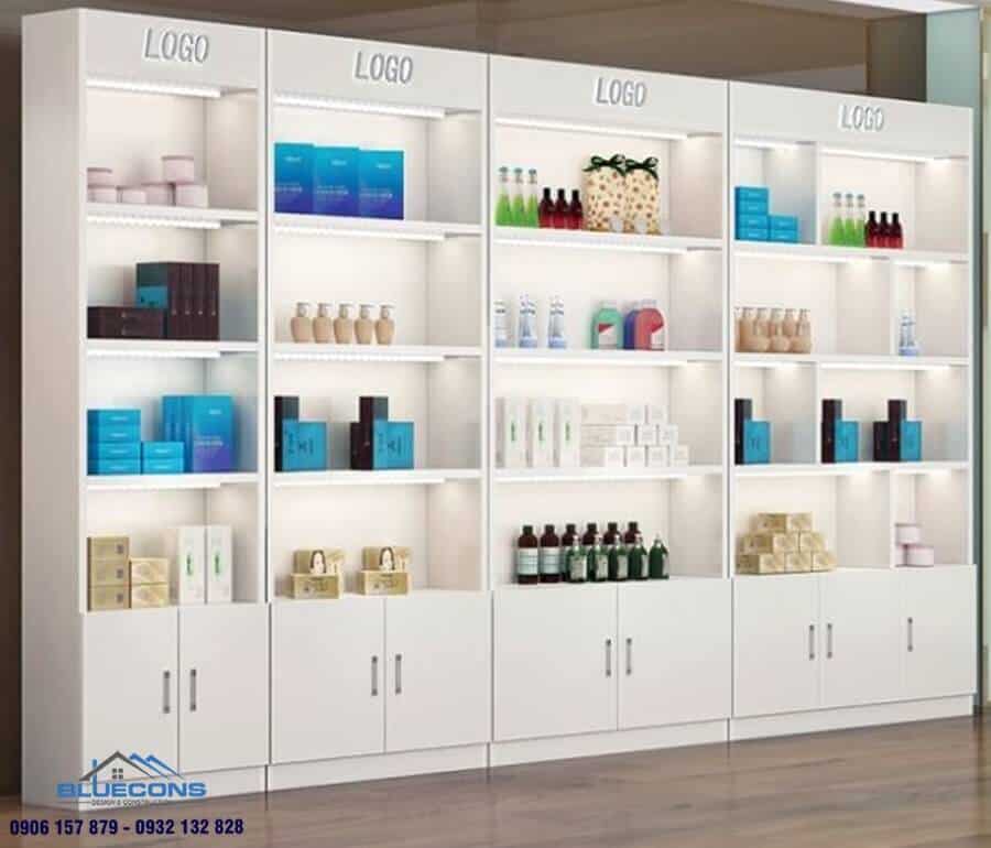 Tủ trưng bày tiệm tóc ấn tượng chuẩn phong cách Salon 8 Tủ trưng bày đồ cổ cho phòng khách ấn tượng