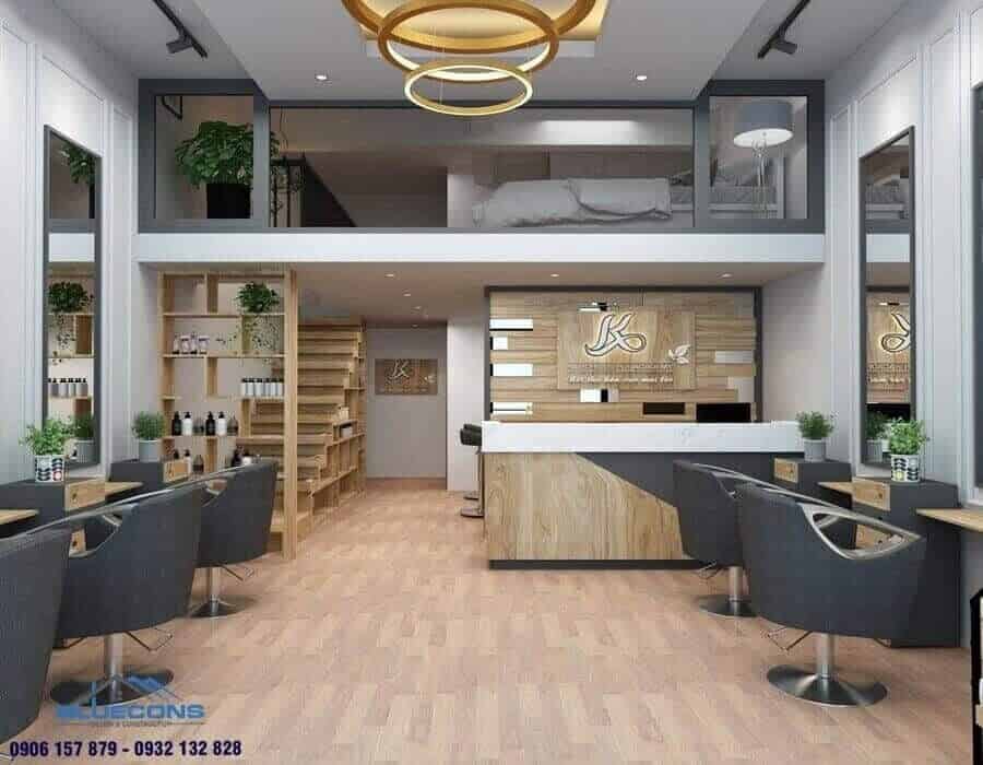 Tủ trưng bày tiệm tóc ấn tượng chuẩn phong cách Salon 9 Tủ trưng bày đồ cổ cho phòng khách ấn tượng