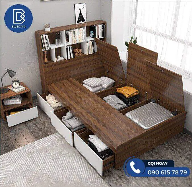 Top 08 mẫu giường ngủ sang trọng được yêu thích nhất 2023 4 Thiết kế phòng chung cư đẹp