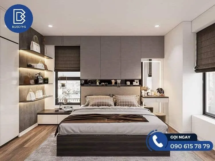 Top 08 mẫu giường ngủ sang trọng được yêu thích nhất 2023 8 Thiết kế phòng chung cư đẹp