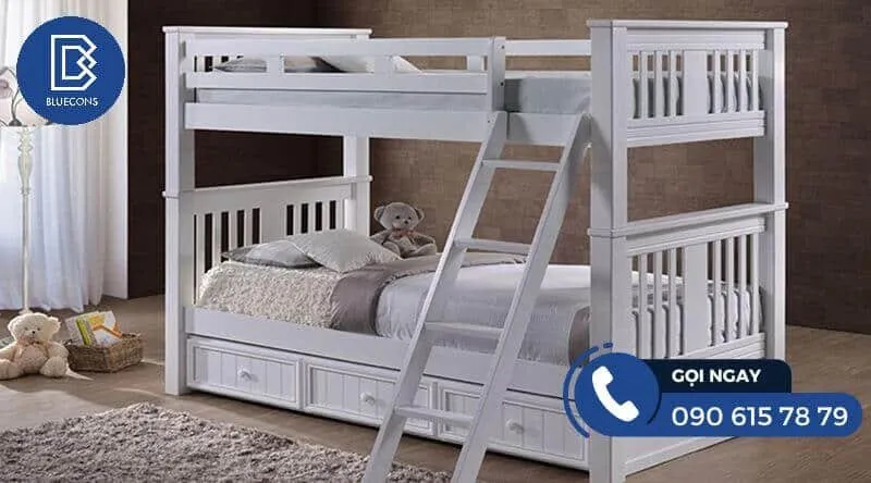 Mẫu thiết kế giường tầng cho phòng ngủ nhỏ đẹp nhất 2023 7 Thiết kế phòng chung cư đẹp