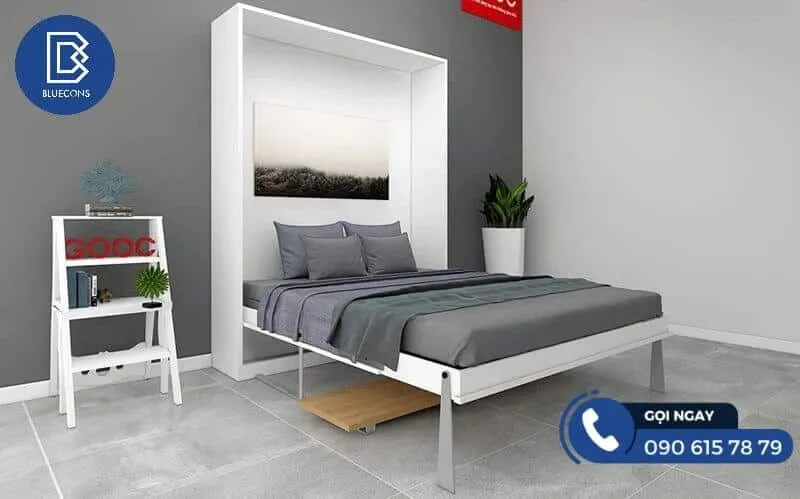 Top 7 mẫu thiết kế giường ngủ thông minh được yêu thích nhất 13 Thiết kế phòng chung cư đẹp