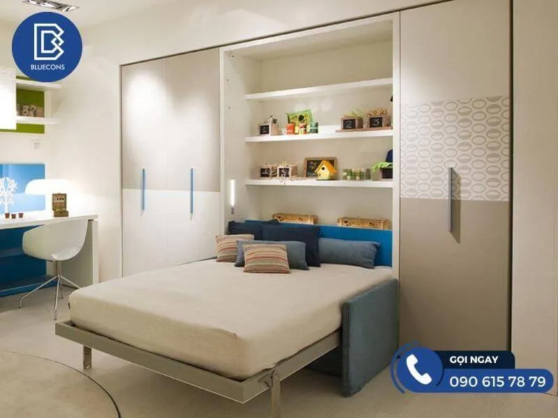 Giường ngủ gỗ hiện đại đẹp mắt giá tốt nhất năm 2023 4 Thiết kế phòng chung cư đẹp