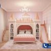 Mẫu giường ngủ cho bé gái đẹp GN013