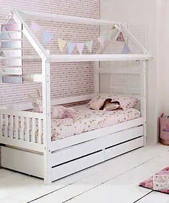 Mẫu giường ngủ cho bé gái đẹp GN014
