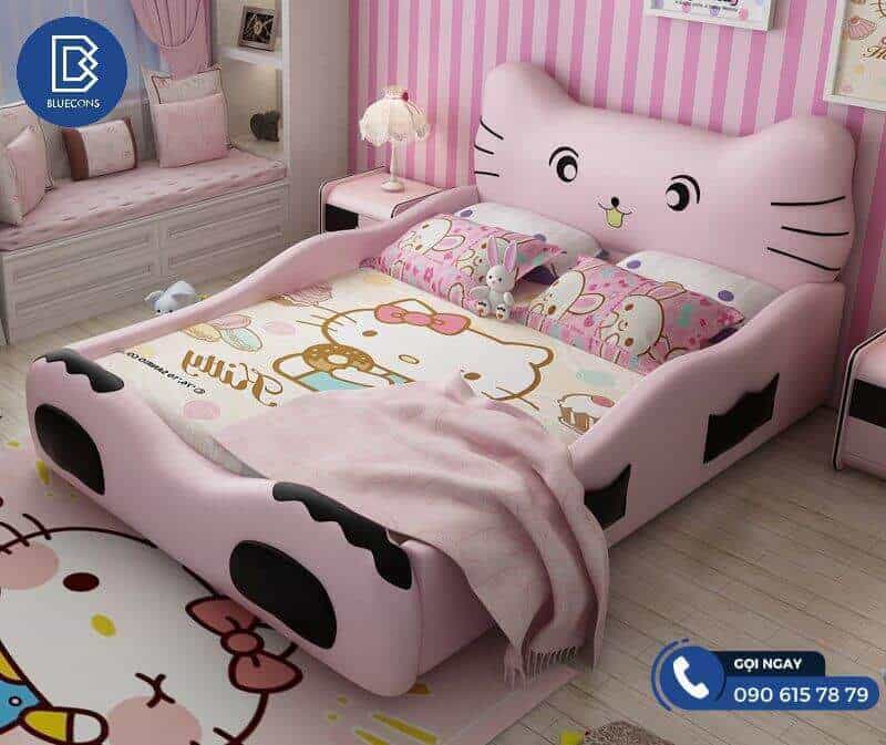 Giường ngủ hình thú cho bé gái