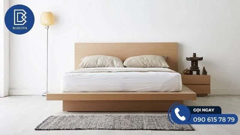 Giường ngủ kiểu Nhật gỗ MDF