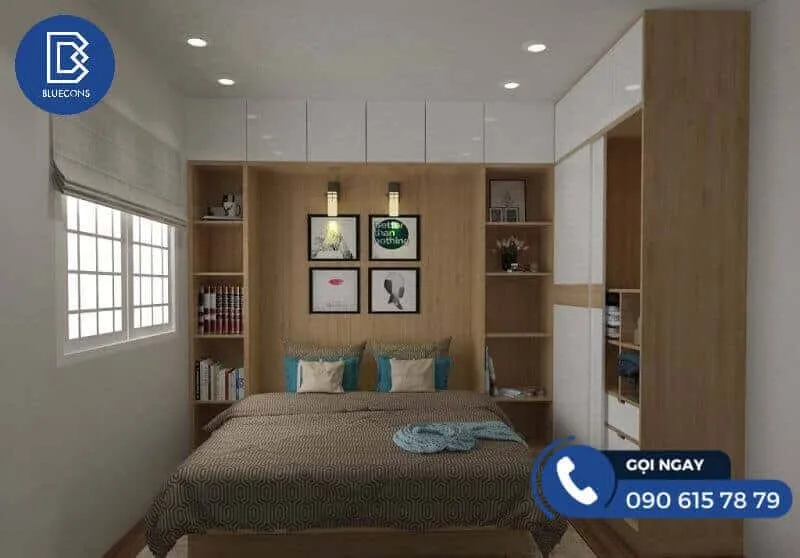 9 mẫu giường ngủ liền tủ quần áo đa năng mở rộng không gian 10 Thiết kế phòng chung cư đẹp