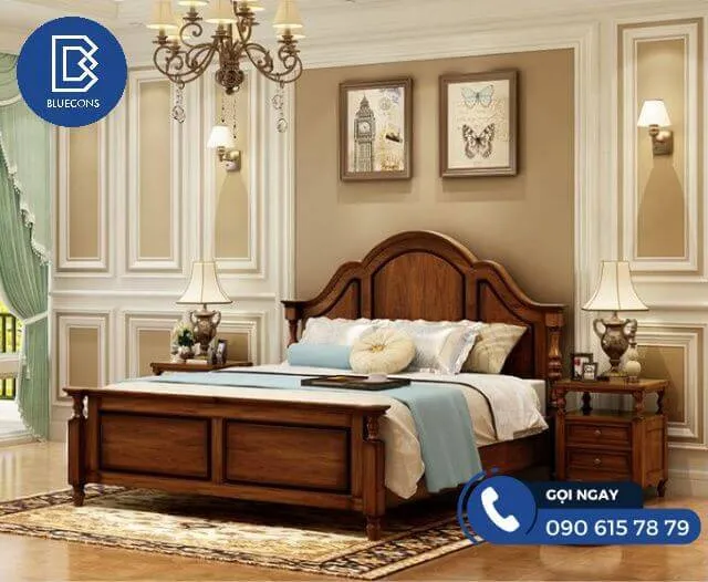 Bí quyết mua mẫu giường ngủ tân cổ điển đẹp nhất 2023 8 Thiết kế phòng chung cư đẹp