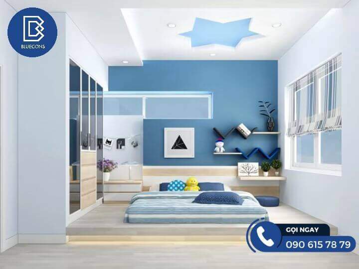 Giường Ngủ Gỗ Không Có Đầu Giường Độc Đáo 10 Kết hợp màu sắc hài hòa tạo được điểm nhấn cho nội thất căn phòng