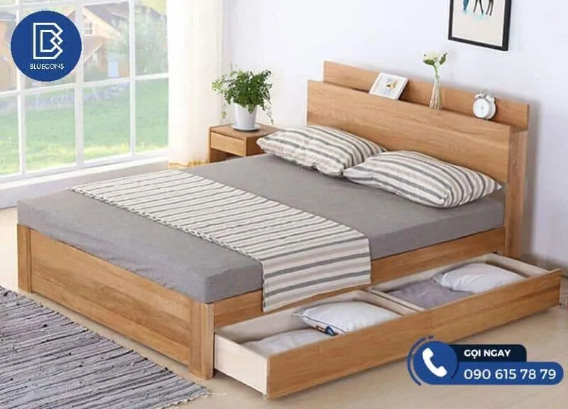 Giường Ngủ Gỗ Cao Cấp 3 Thiết kế phòng chung cư đẹp
