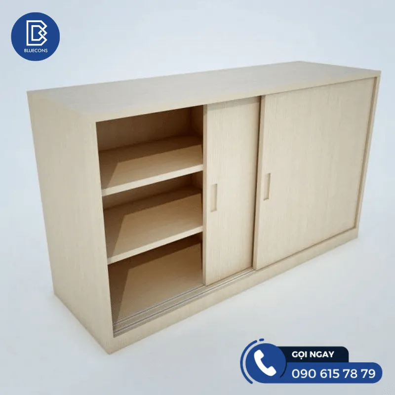 Tủ gỗ mini có khóa 4 Thiết kế phòng chung cư đẹp