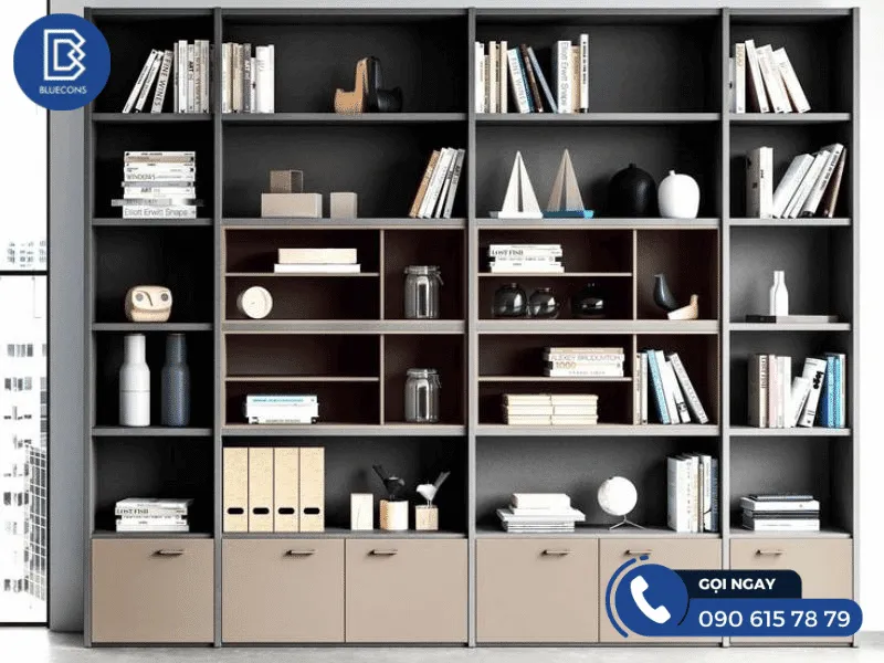 Kích thước tủ tài liệu 7 Thiết kế phòng chung cư đẹp