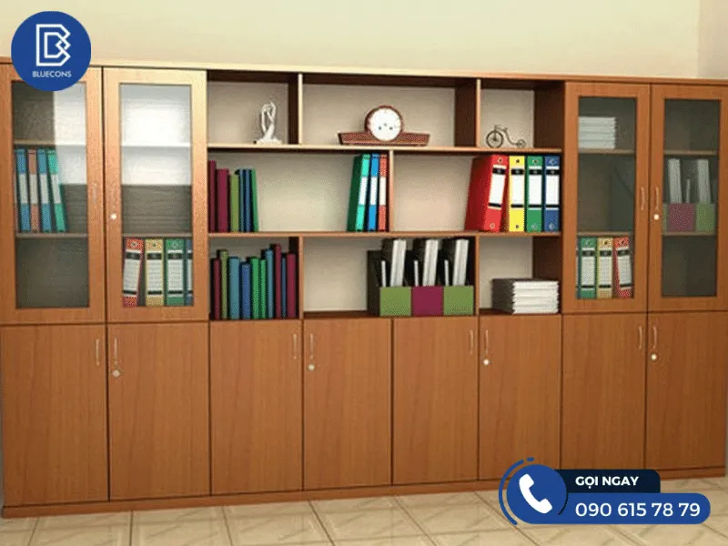 Kích thước tủ tài liệu 8 Thiết kế phòng chung cư đẹp