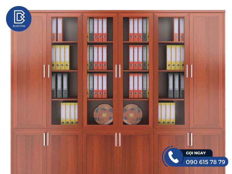 Tủ hồ sơ gỗ MDF 10 Mẫu tủ gỗ văn phòng tiện dụng