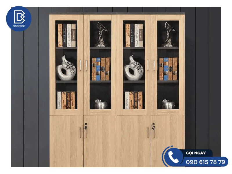 Tủ hồ sơ văn phòng bằng gỗ 7 Thiết kế phòng chung cư đẹp