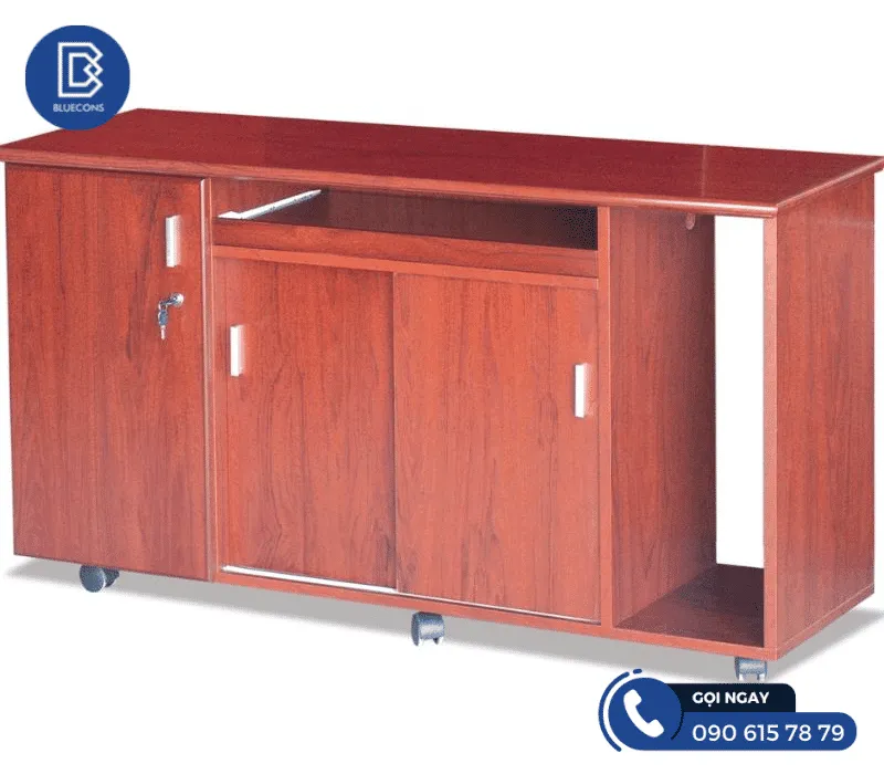 Tủ phụ bàn làm việc 2 Thiết kế phòng chung cư đẹp