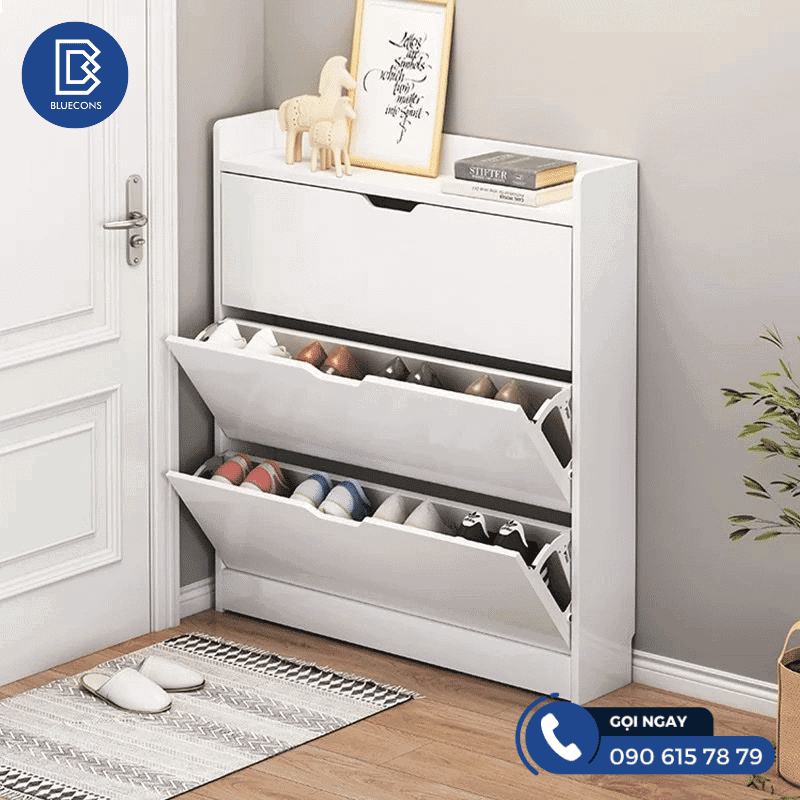 99+ Mẫu tủ giày văn phòng đa năng bán chạy nhất 1 Tủ giày gỗ công nghiệp thân thiện với môi trường