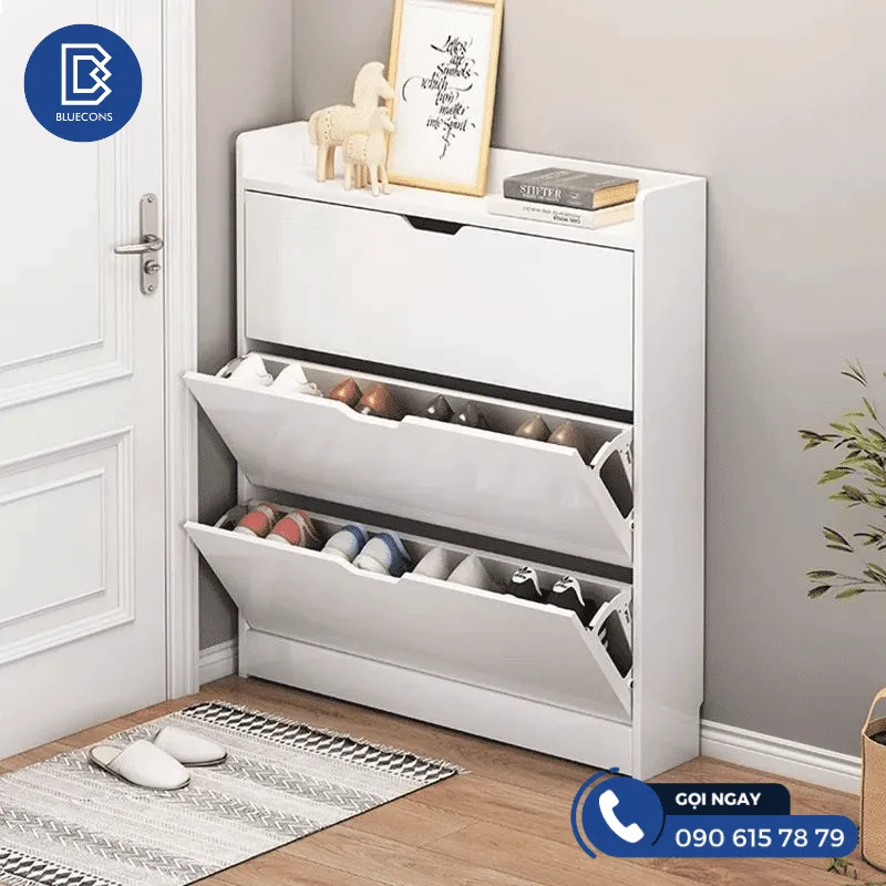 Tủ giày văn phòng 2 Thiết kế phòng chung cư đẹp