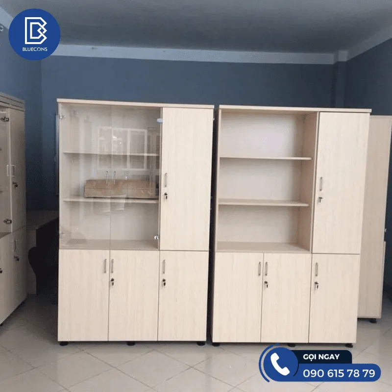 Tủ hồ sơ gỗ MDF 4 Thiết kế phòng chung cư đẹp