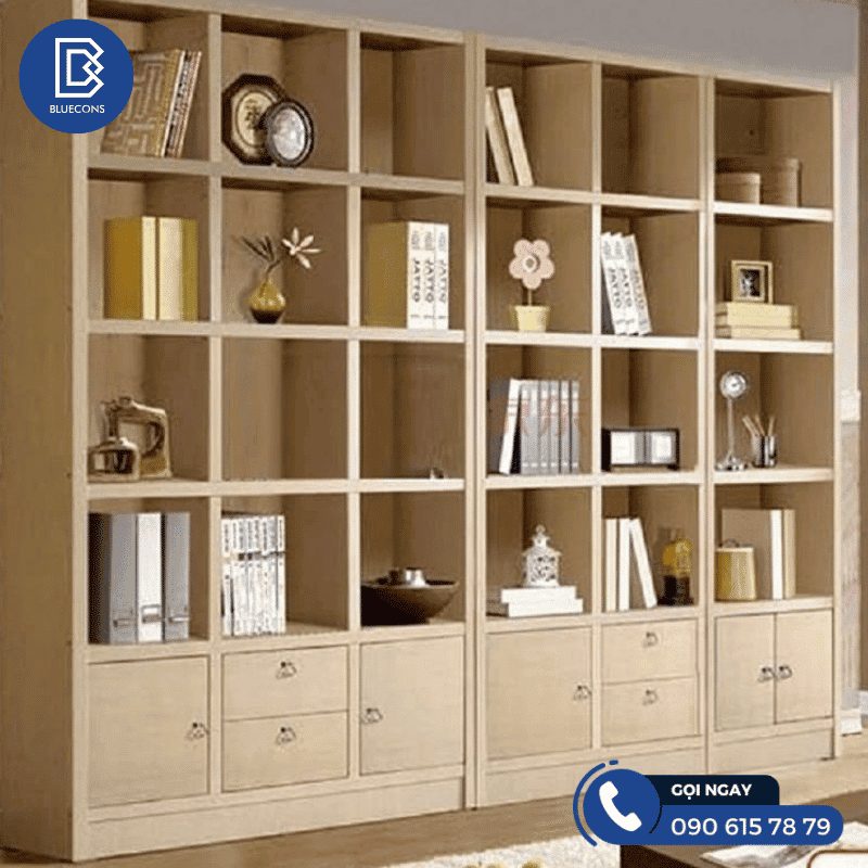 Tủ hồ sơ gỗ MDF 11 Mẫu tủ gỗ MDF văn phòng đa năng