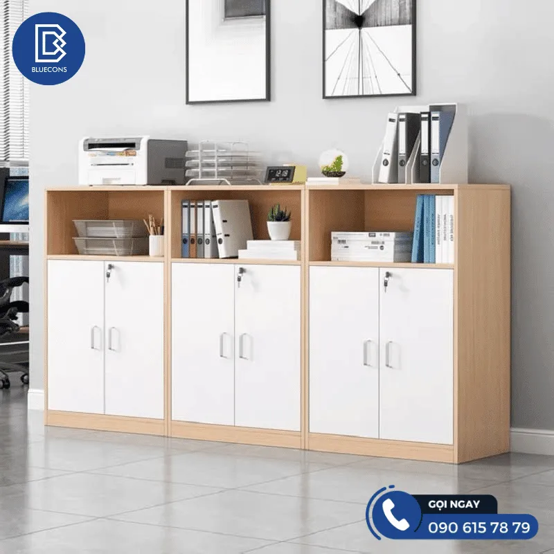 Tủ hồ sơ gỗ MDF 12 Thiết kế phòng chung cư đẹp