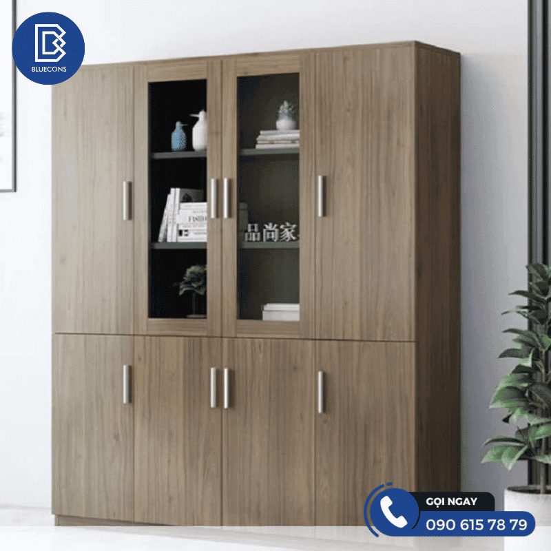 Tủ hồ sơ gỗ MDF 6 Sử dụng tủ gỗ MDF tiết kiệm hơn các dòng tủ khác