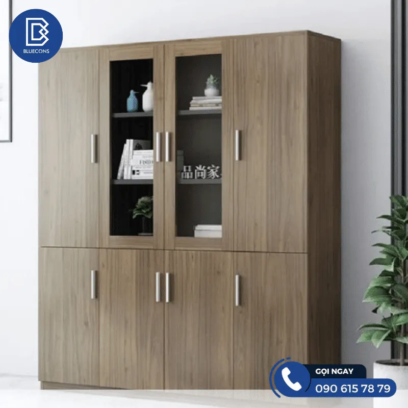 Tủ hồ sơ gỗ MDF 5 Thiết kế phòng chung cư đẹp