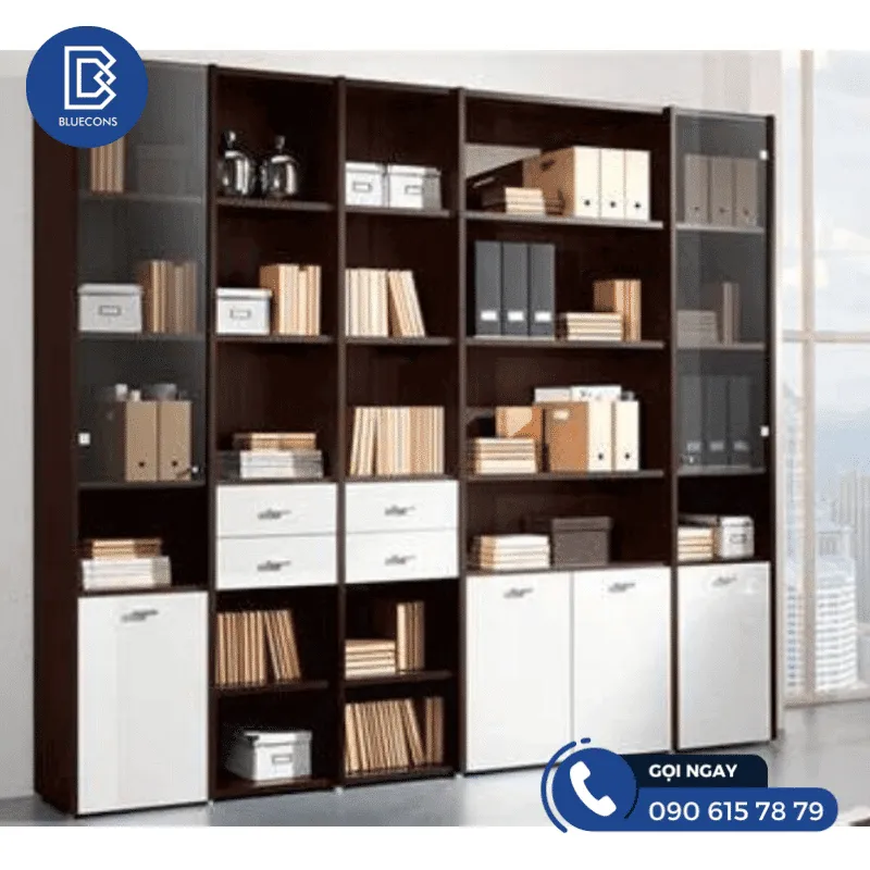 99+ Mẫu tủ văn phòng 4 Thiết kế phòng chung cư đẹp