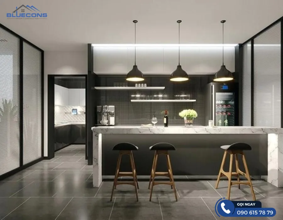 Thiết kế quầy bar đẹp 14 Thiết kế phòng chung cư đẹp