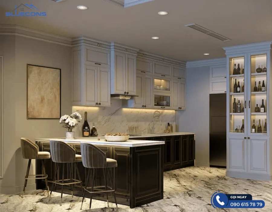 Thiết kế quầy bar đẹp 5 Thiết kế phòng chung cư đẹp