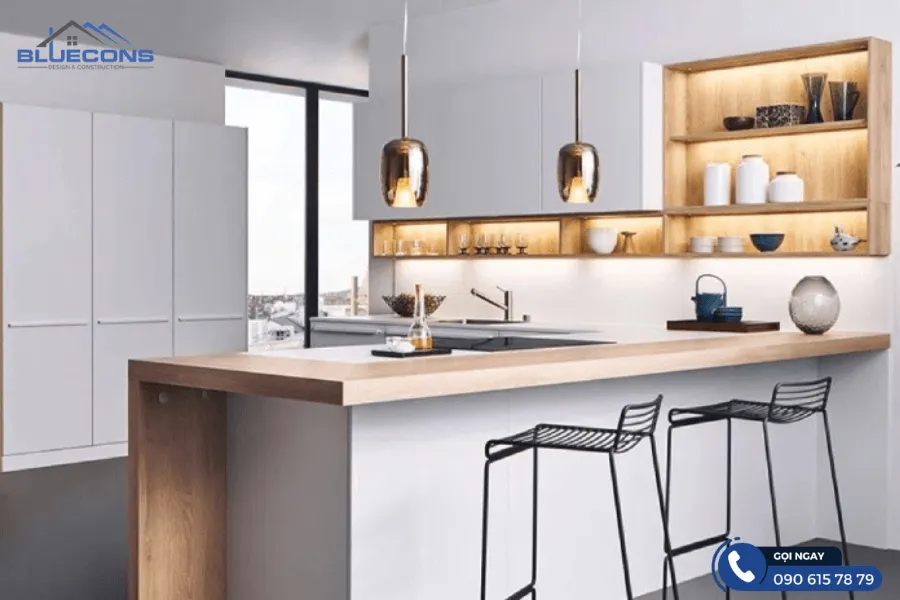 Các mẫu nhà bếp đẹp 5 Thiết kế phòng chung cư đẹp