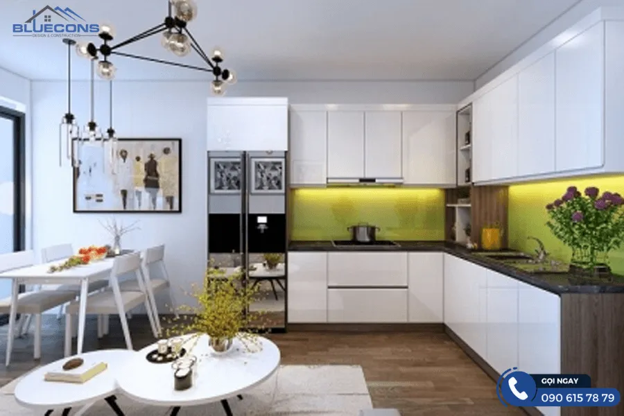 Tủ bếp hiện đại nhất 7 Thiết kế phòng chung cư đẹp