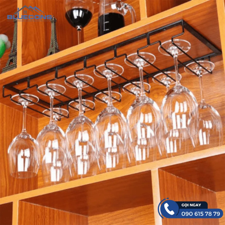 Quầy bar treo ly sang trọng 3 Quầy bar văn phòng