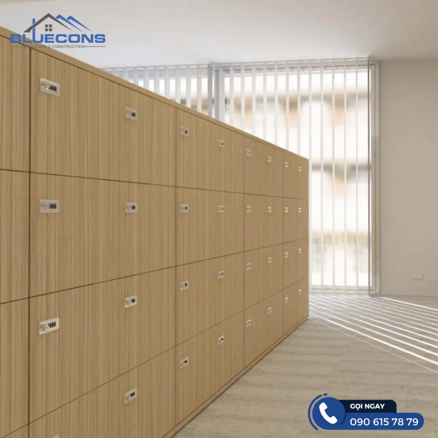 Tủ locker 18 ngăn 11 Thiết kế phòng chung cư đẹp
