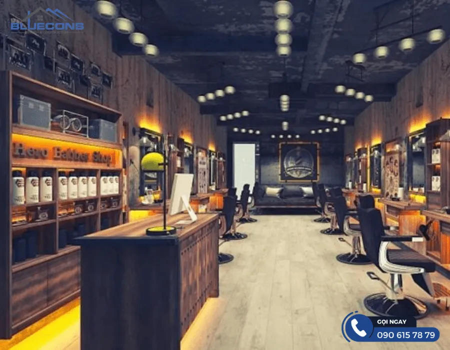 Quầy bar salon tóc 8 Quầy thu ngân gỗ đẹp giá thành thấp
