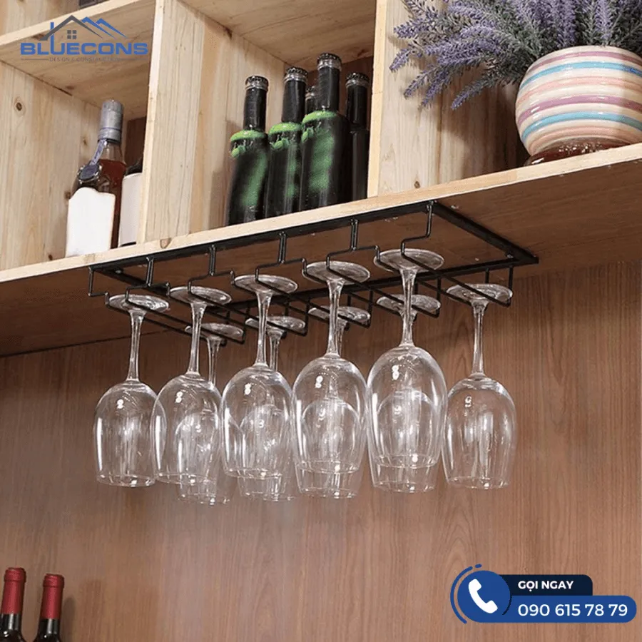 Quầy bar treo ly sang trọng 8 Quầy bar văn phòng