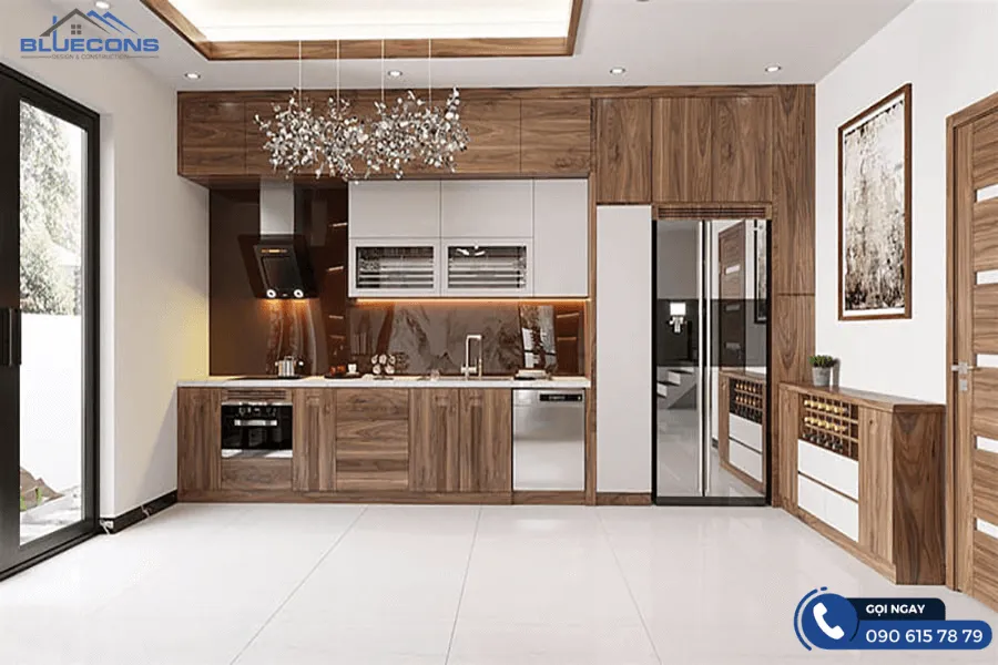 Tủ bếp hiện đại nhất 4 Thiết kế phòng chung cư đẹp