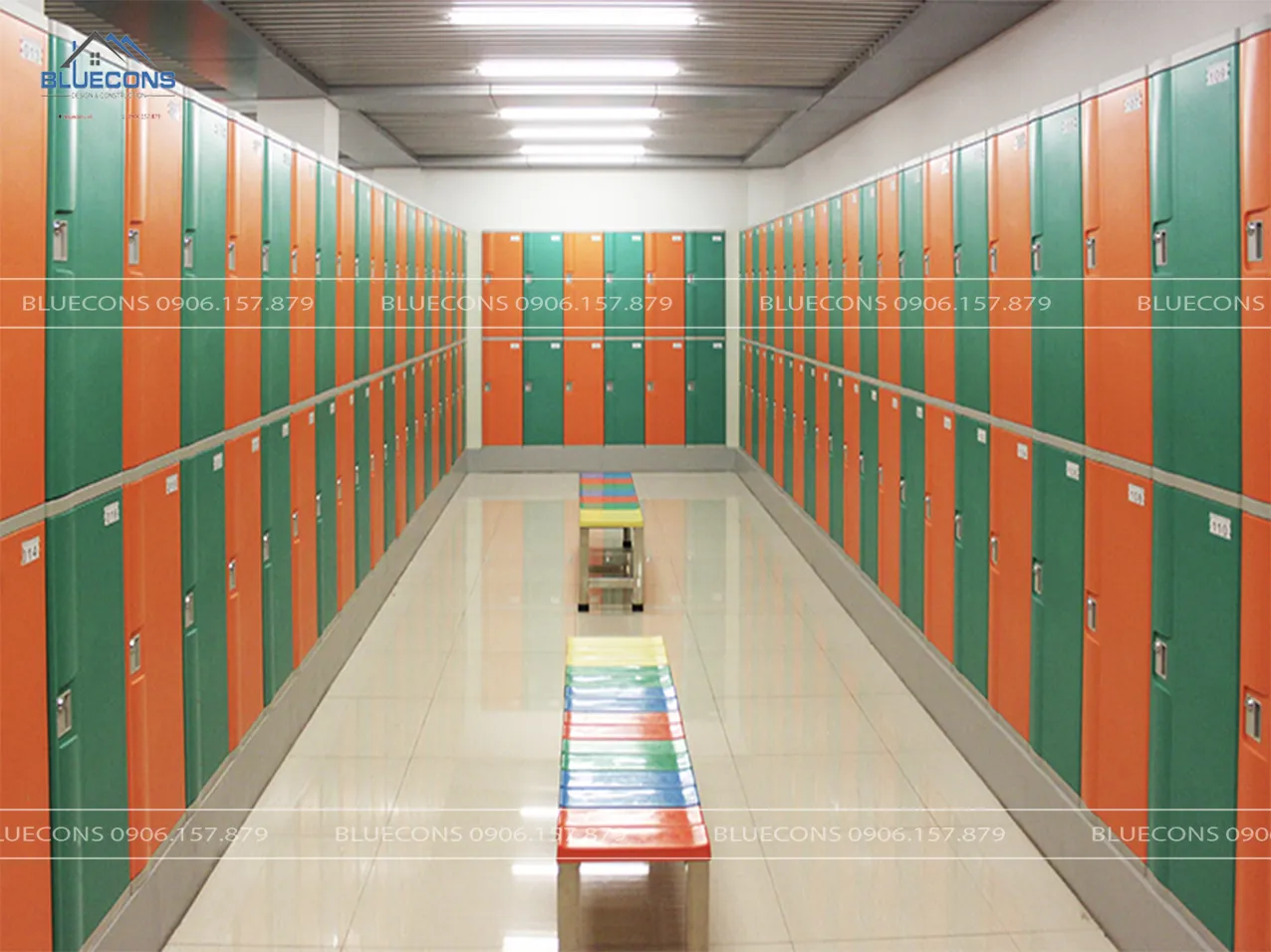 Kích thước tủ locker 2 Thiết kế phòng chung cư đẹp