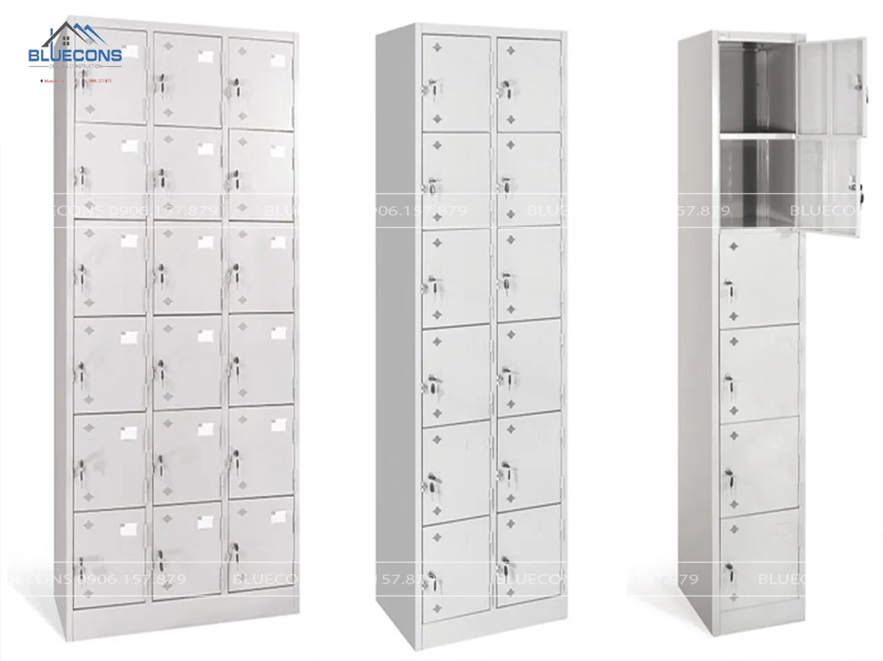 Kích thước tủ locker 4 Thiết kế phòng chung cư đẹp