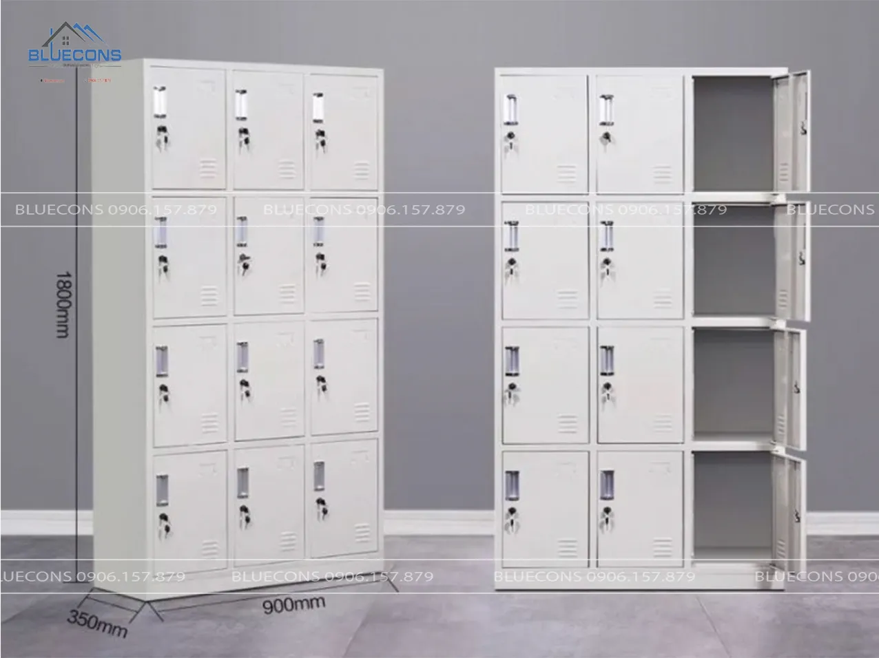 Kích thước tủ locker 5 Thiết kế phòng chung cư đẹp