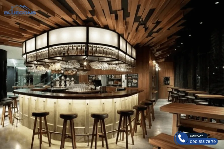 Quầy bar quán ăn 9 Quầy bar văn phòng